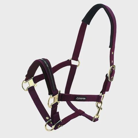 Bainbridge Halter, Colour: Purple, Size: Pony