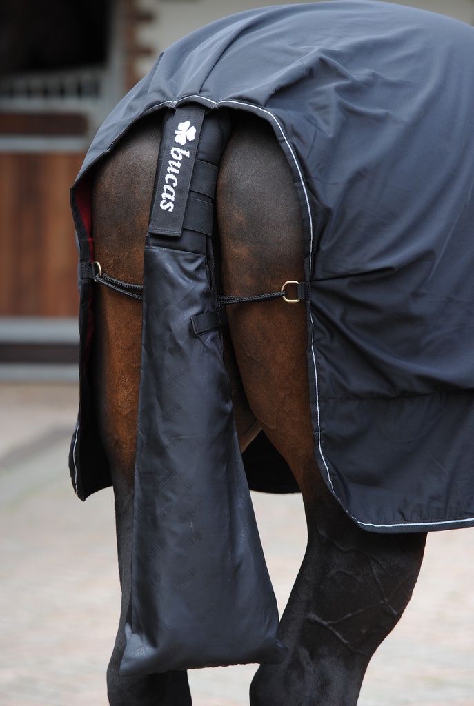 Bucas Tail Protector and Bag, Colour: Black
