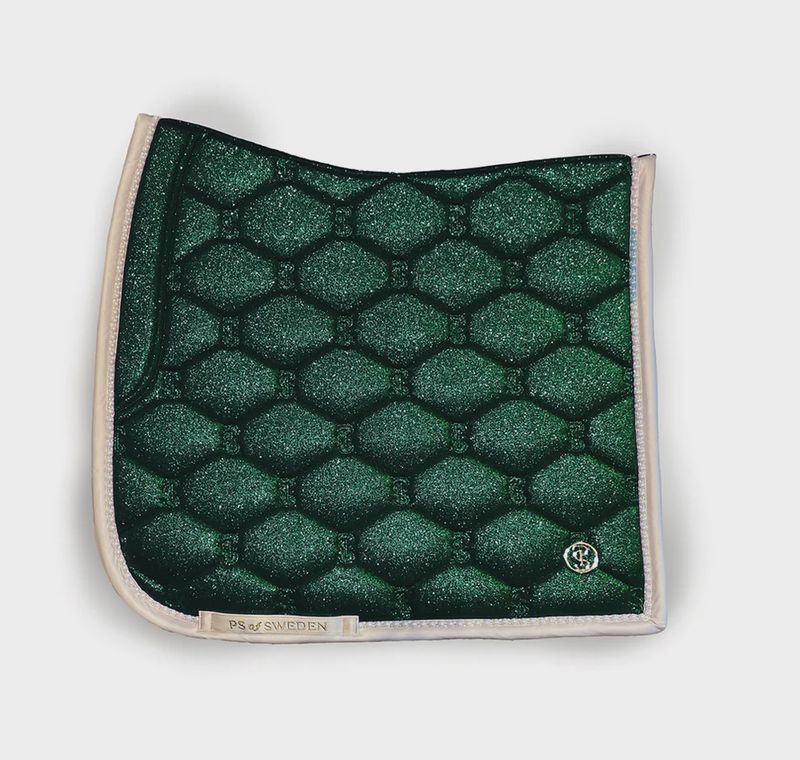 Dressage Pad Stardust Sparkly Emerald