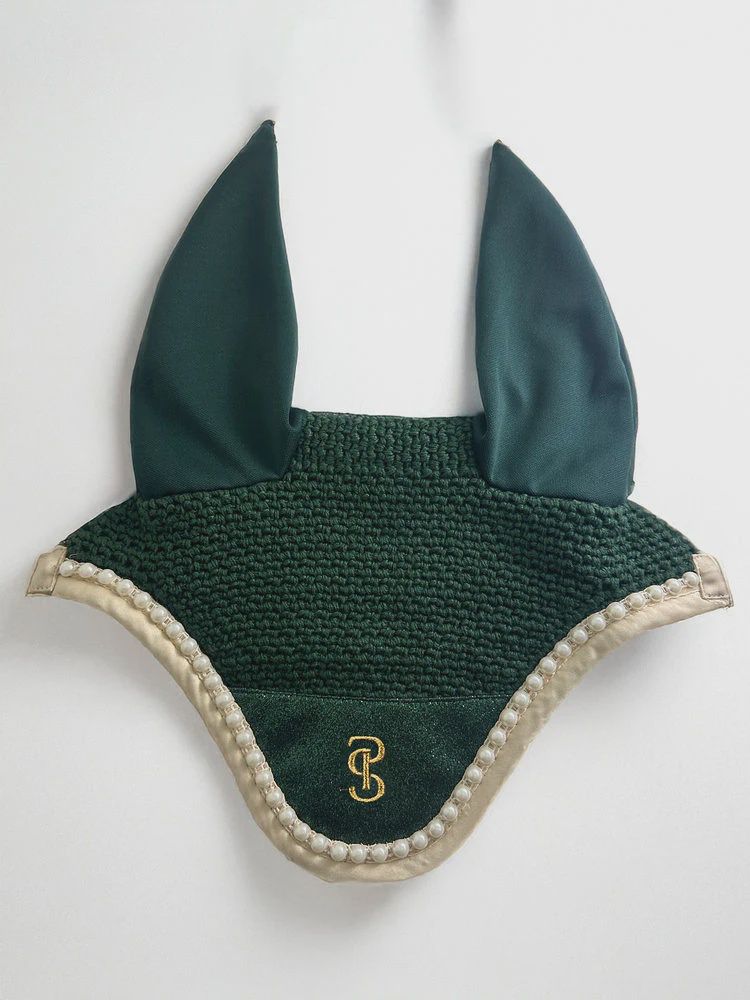 Ear Bonnet Stardust Sparkly Emerald