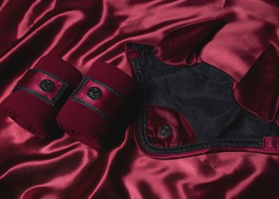 Ruby Red Stardust Polo Wraps