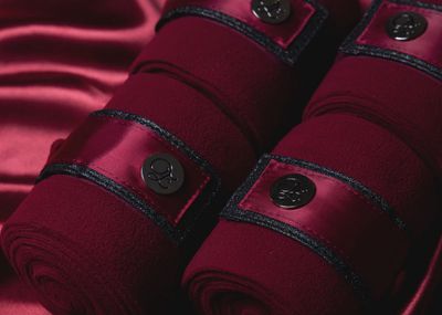 Ruby Red Stardust Polo Wraps