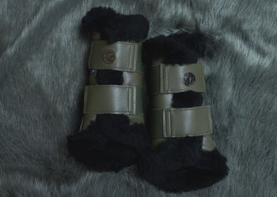 Fleece Tendon Boots Deep Olive