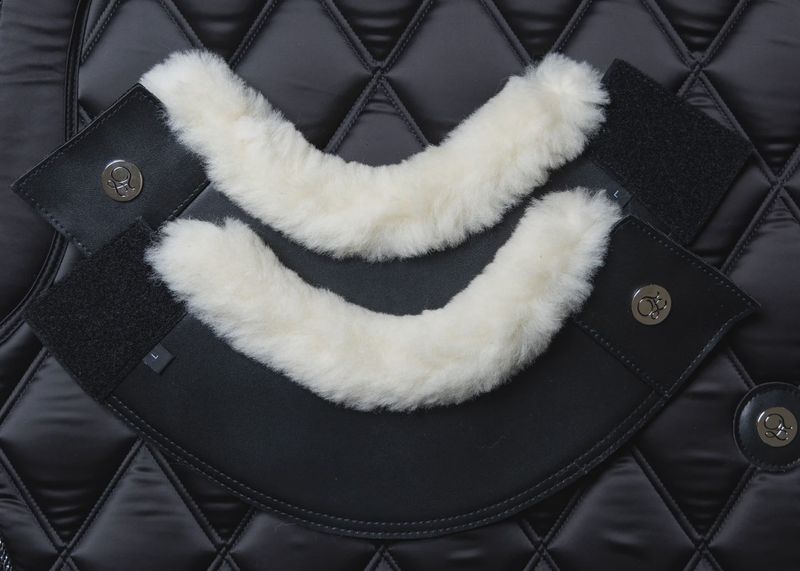 Fleece Bell Boots Black/Natural