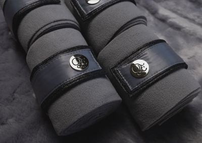 'The Duke' Grey Stardust Polo Wraps