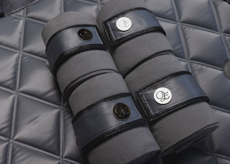 'The Duke' Grey Stardust Polo Wraps