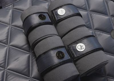 'The Duke' Grey Stardust Polo Wraps