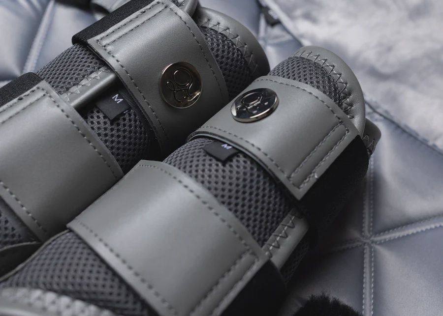 LuxAir Grey Mesh Tendon Boots