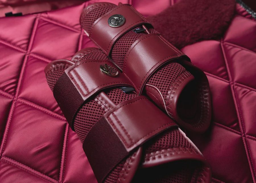 LuxAir Ruby Red Mesh Tendon Boots