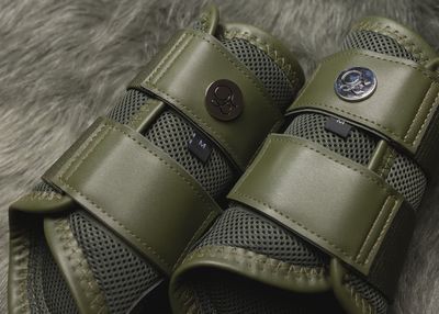 LuxAir Olive Mesh Tendon Boots