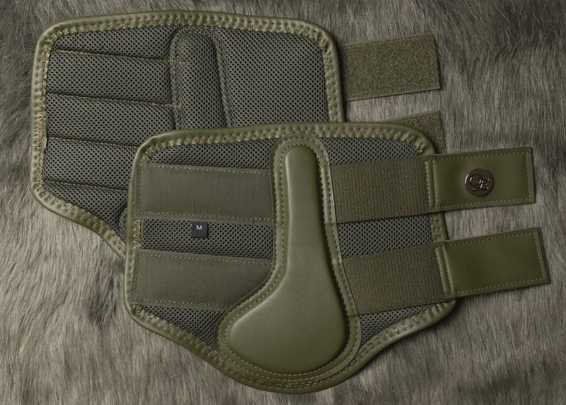 LuxAir Olive Mesh Tendon Boots