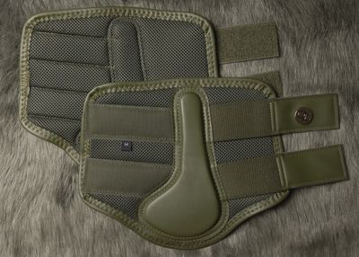 LuxAir Olive Mesh Tendon Boots