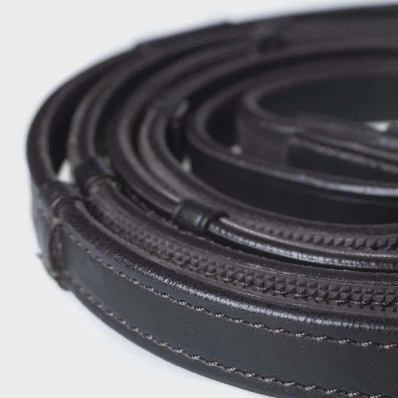 Plain Leather with Rubber Insole &amp; Continental Stoppers, Colour: Black, Size: Pony
