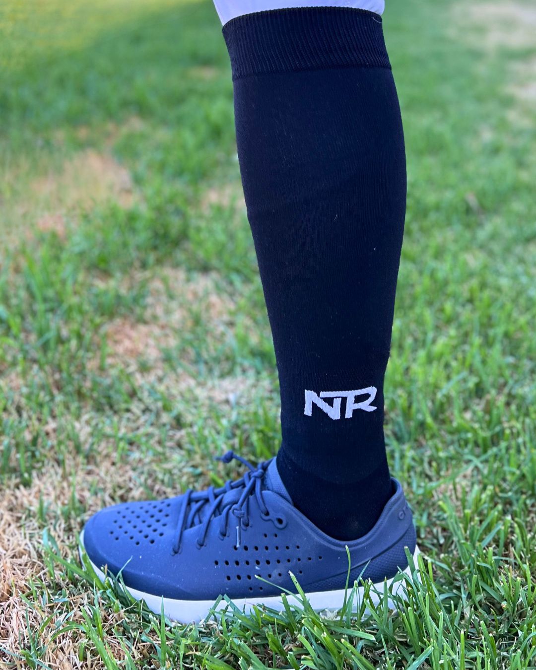 Navy Knee High Riding Socks