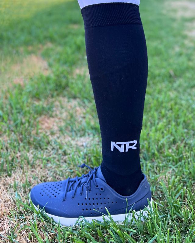 Navy Knee High Riding Socks