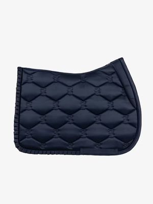 Jump Saddle Pad Navy Ruffle
