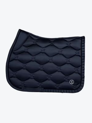 Jump Saddle Pad Navy Ruffle