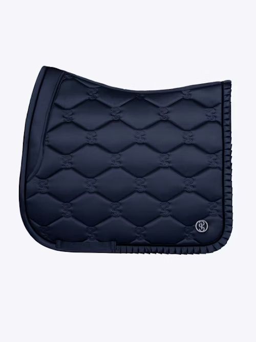Dressage Pad Navy Ruffle