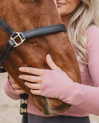 Polly Seamless Long Sleeve Top - Dusty Pink