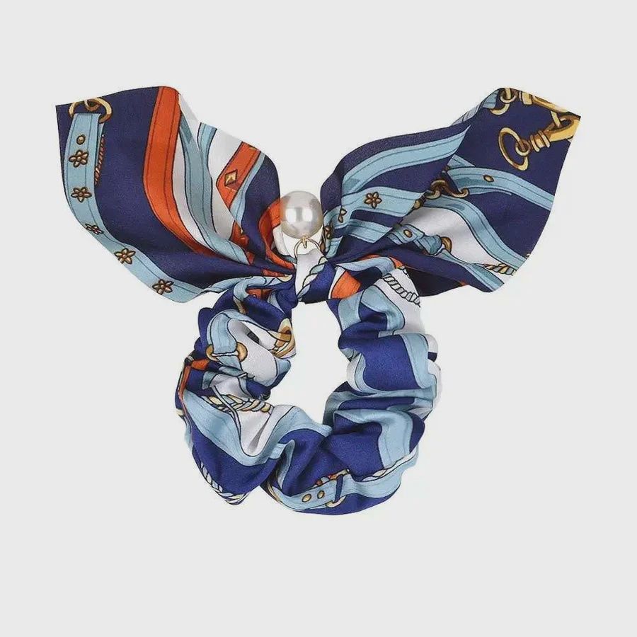Lily Scrunchie, Colour: Blues