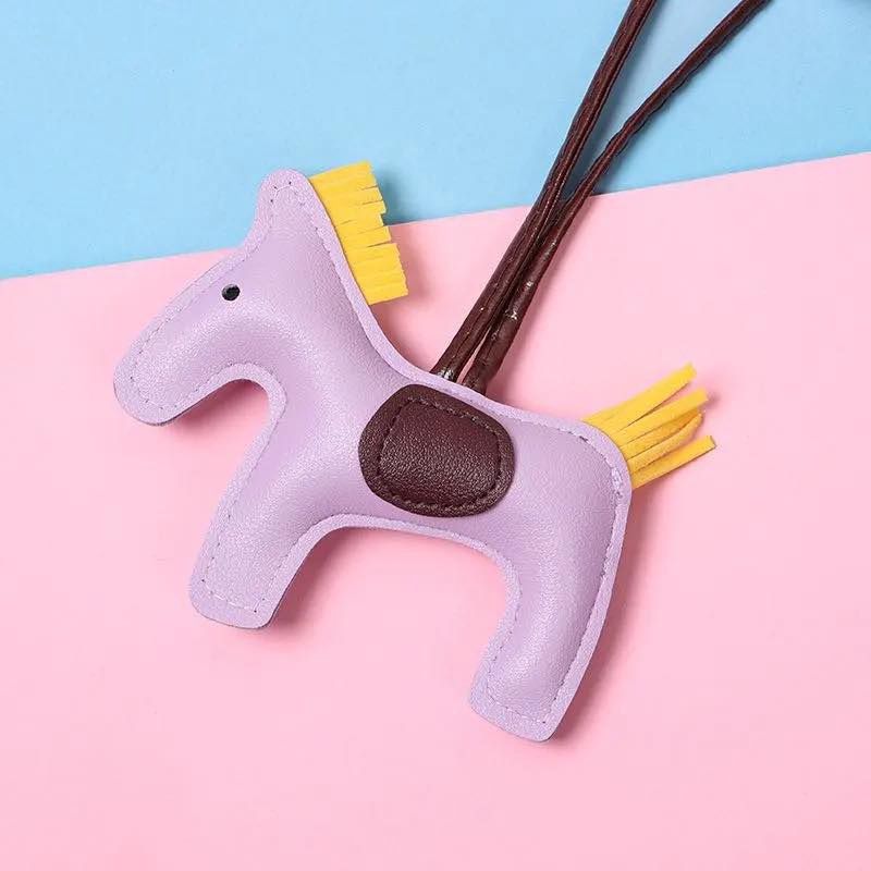 Pony Bag Tag/Key Tag, Colour: Mauve