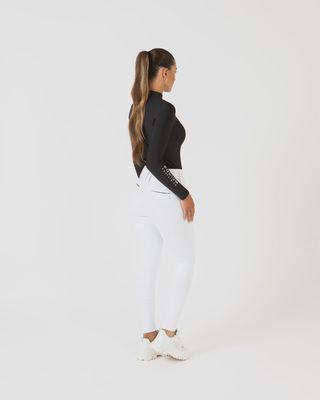 Pro Tech Competition Hybrid Breeches - White