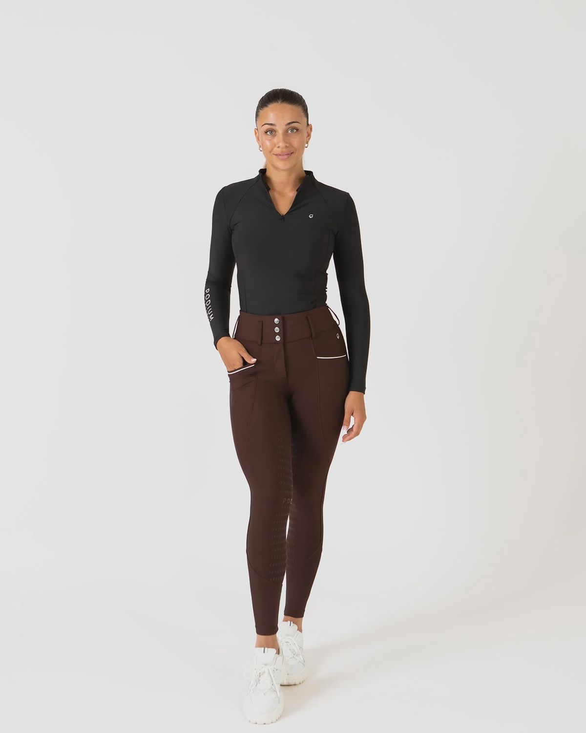 Protech Hybrid Breeches - Brown