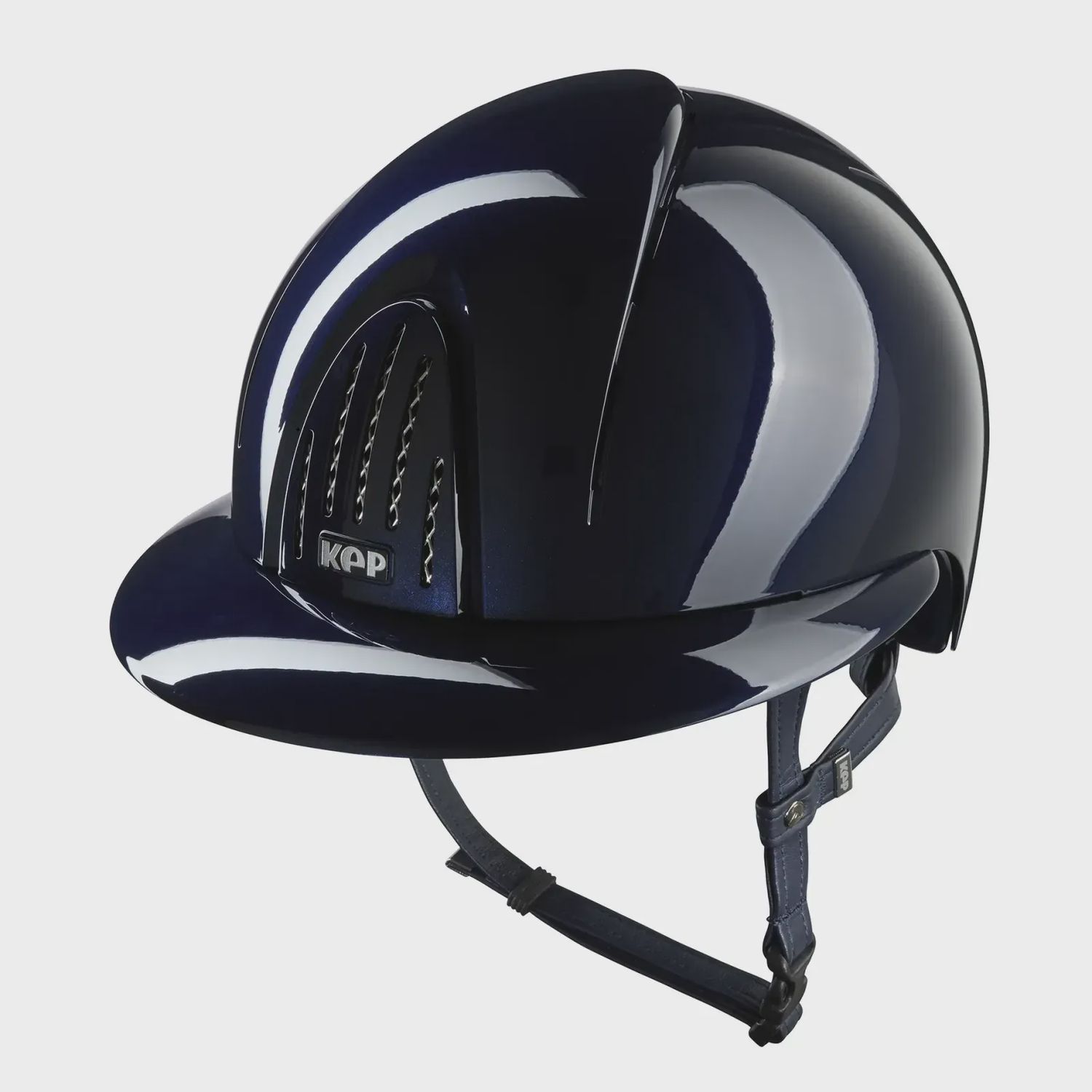 Kep Helmet Smart Nova Metal Polish Blue - Polo