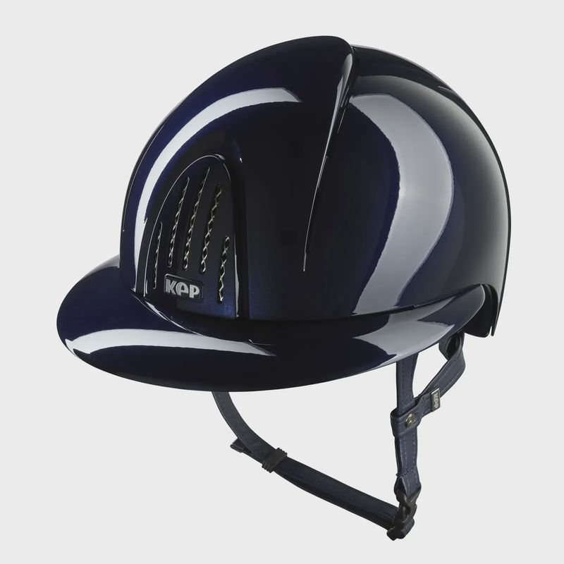 Kep Helmet Smart Nova Metal Polish Blue - Polo