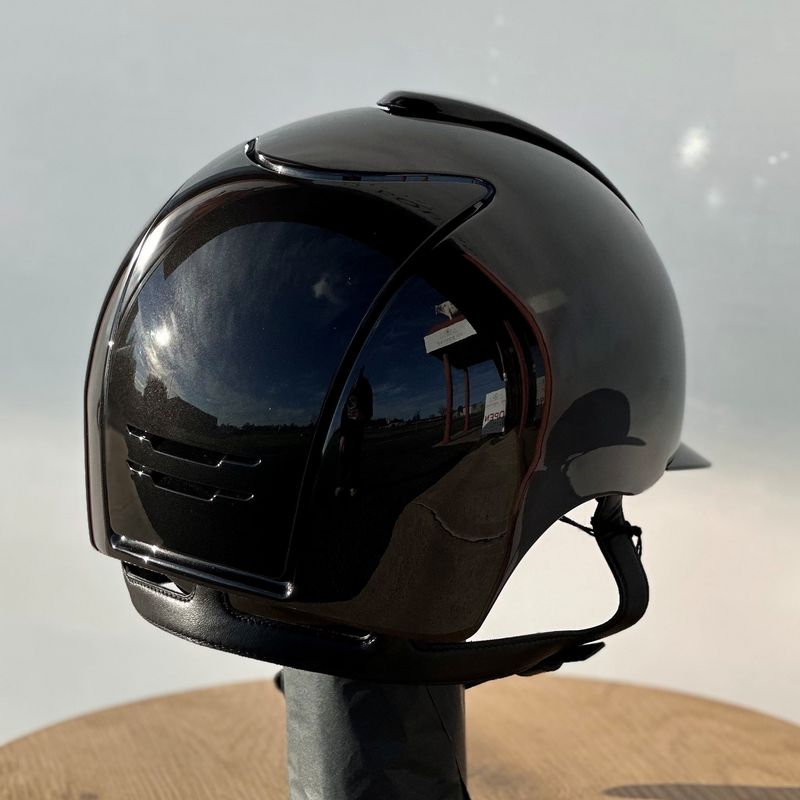 Kep Helmet Cromo 2.0 Shine Black with Crystal Silver Night Frame