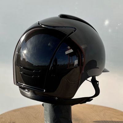 Kep Helmet Cromo 2.0 Shine Black with Crystal Silver Night Frame
