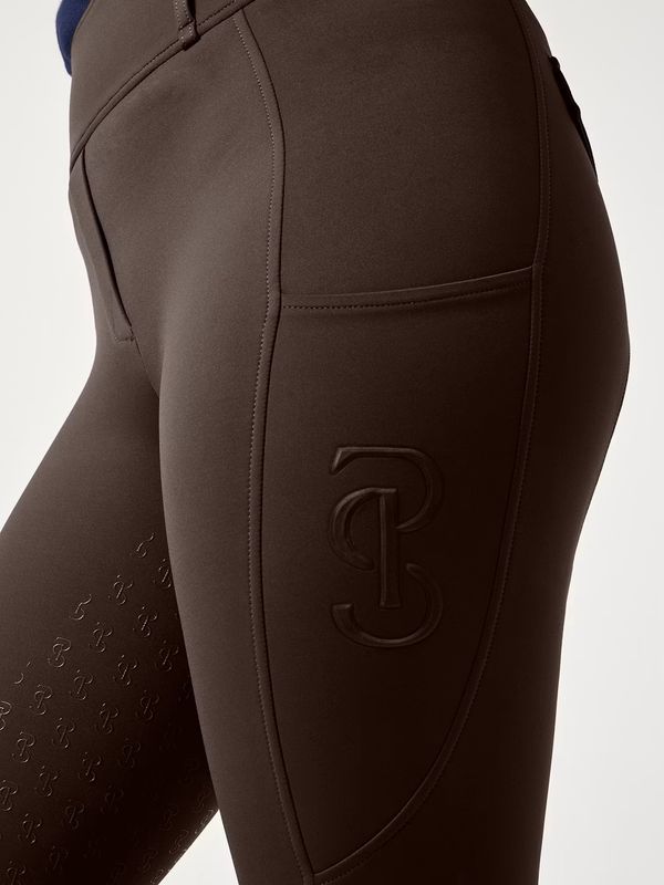 Katja Full Grip Riding Tights Java Noir