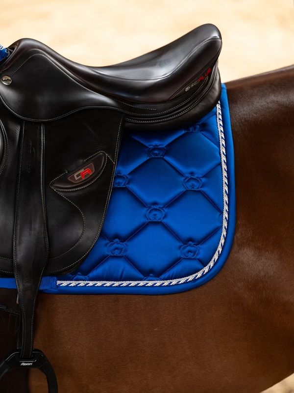 Jump Saddle Pad Original Monogram Sapphire Crush