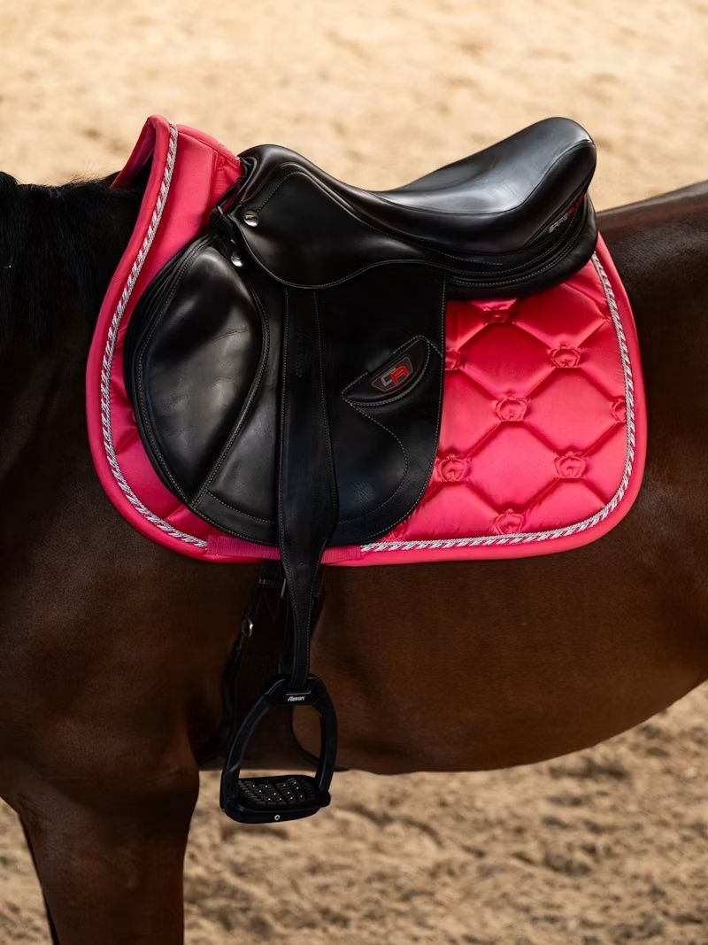 Jump Saddle Pad Original Monogram Pink Guava