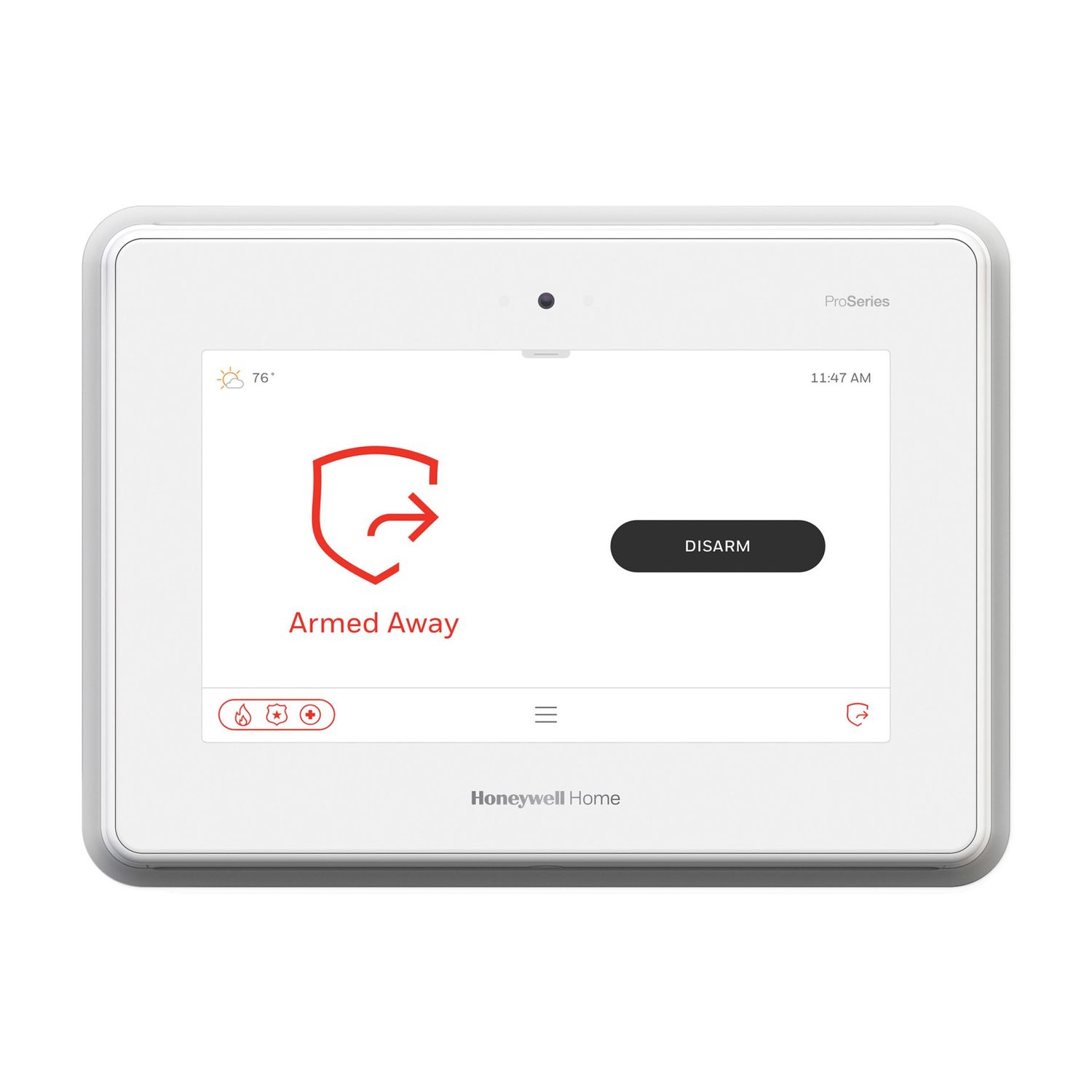 Touchscreen secondary