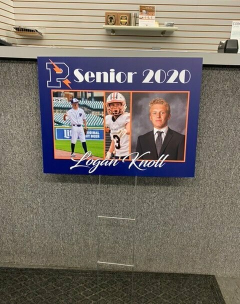 Yard Sign Custom Senior Graduation 18" x 24"
