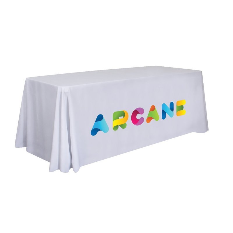 Quick Ship 6' Stain-Resistant Economy Throw (Full-Color Imprint)