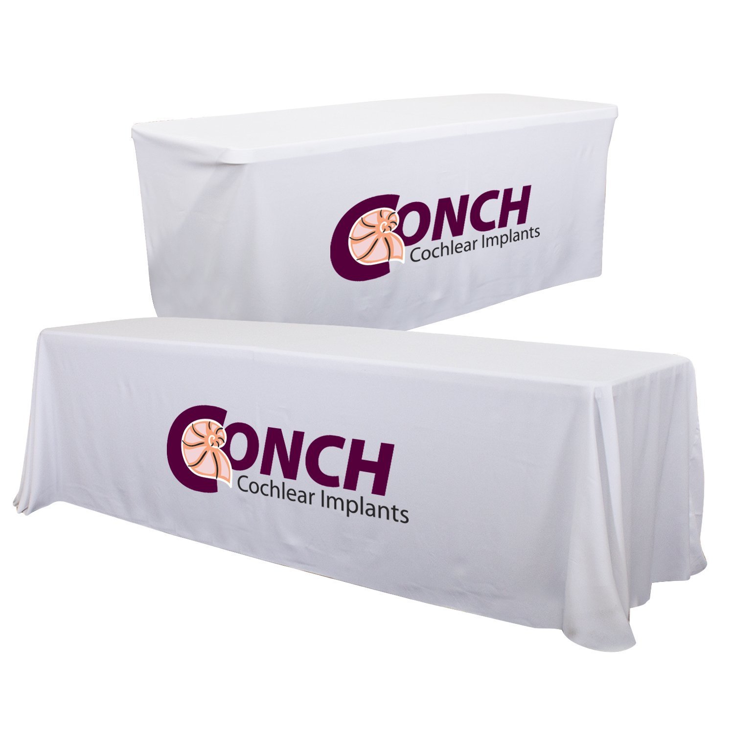 Quick Ship 6'/8' Convertible Table Throw (Full-Color Imprint, One Location)