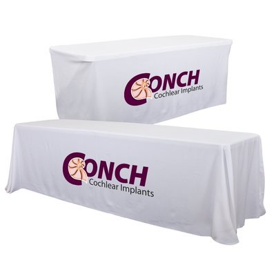 Quick Ship 6'/8' Convertible Table Throw (Full-Color Imprint, One Location)
