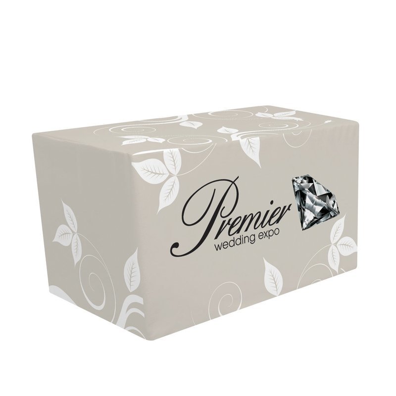 Quick Ship 4'/6' Convertible Table Throw (Full-Color Dye Sublimation, Full Bleed)