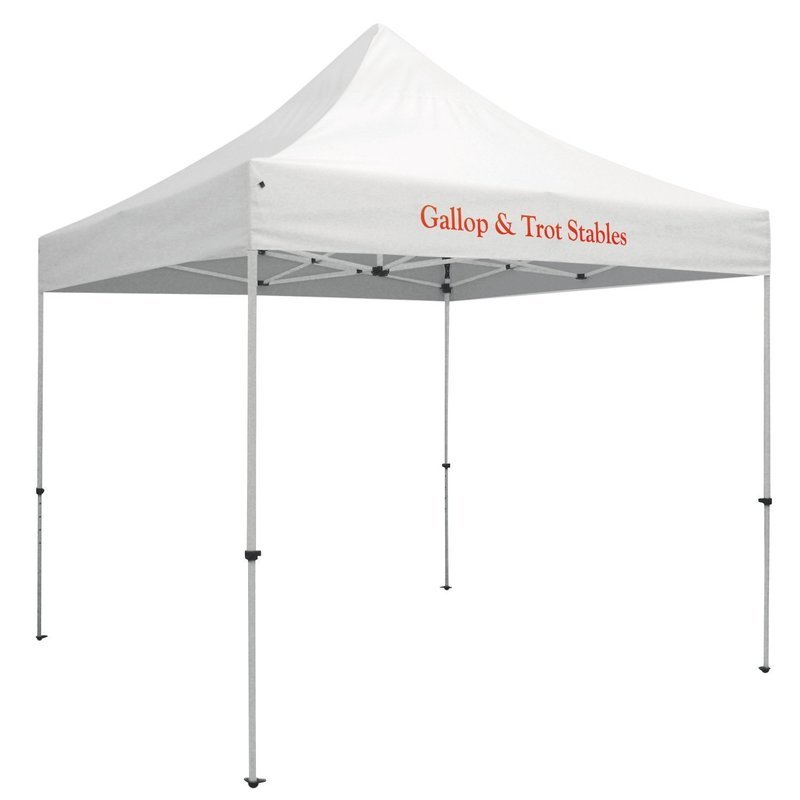 Quick Ship Standard 10' Tent (Full-Color Imprint,  Four Locations)
