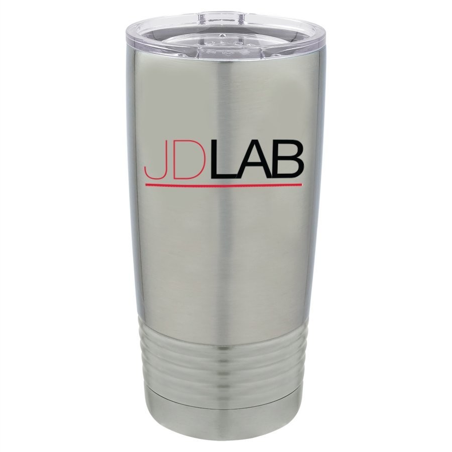 20 oz. Stainless Steel Vacuum Insulated Tumbler w/Clear Lid - Volume/Corporate pricing available!