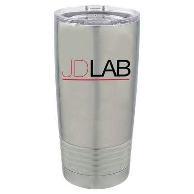 20 oz. Stainless Steel Vacuum Insulated Tumbler w/Clear Lid - Volume/Corporate pricing available!