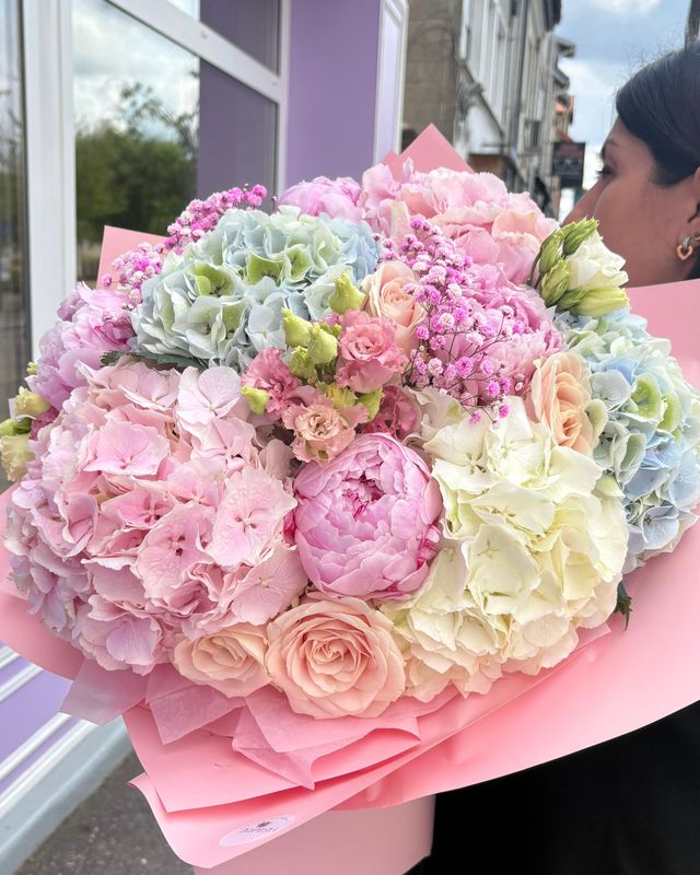 Bouquet — Éclat pastel multicolore Bouquet — Éclat pastel multicolore