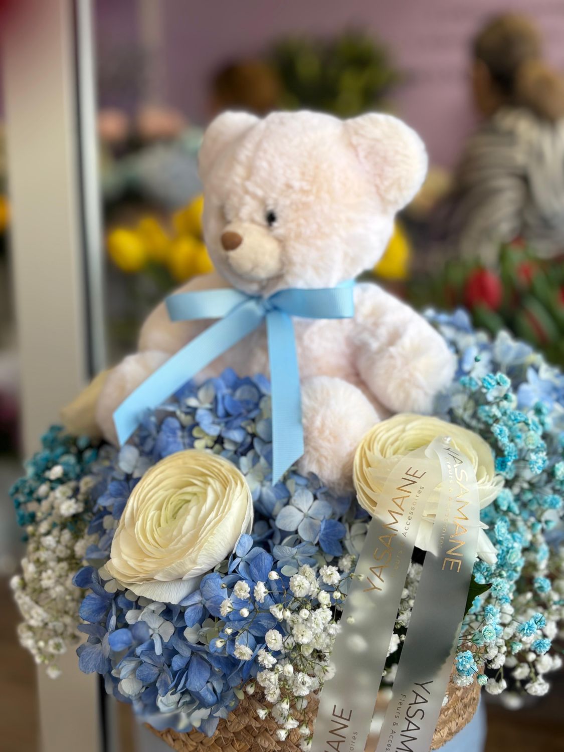 Composition Panier avec Peluche