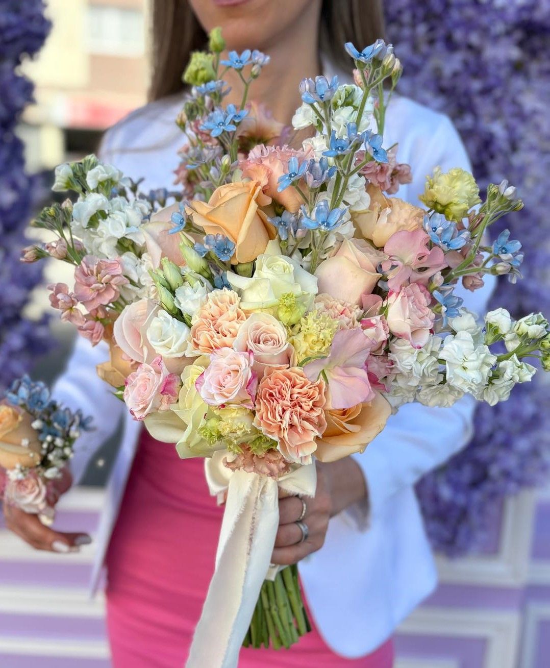 Bouquet de mariée — Romance colorée
