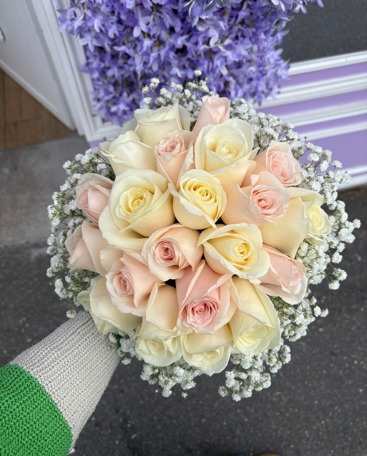 Bouquet de mariée — Élégance pastel