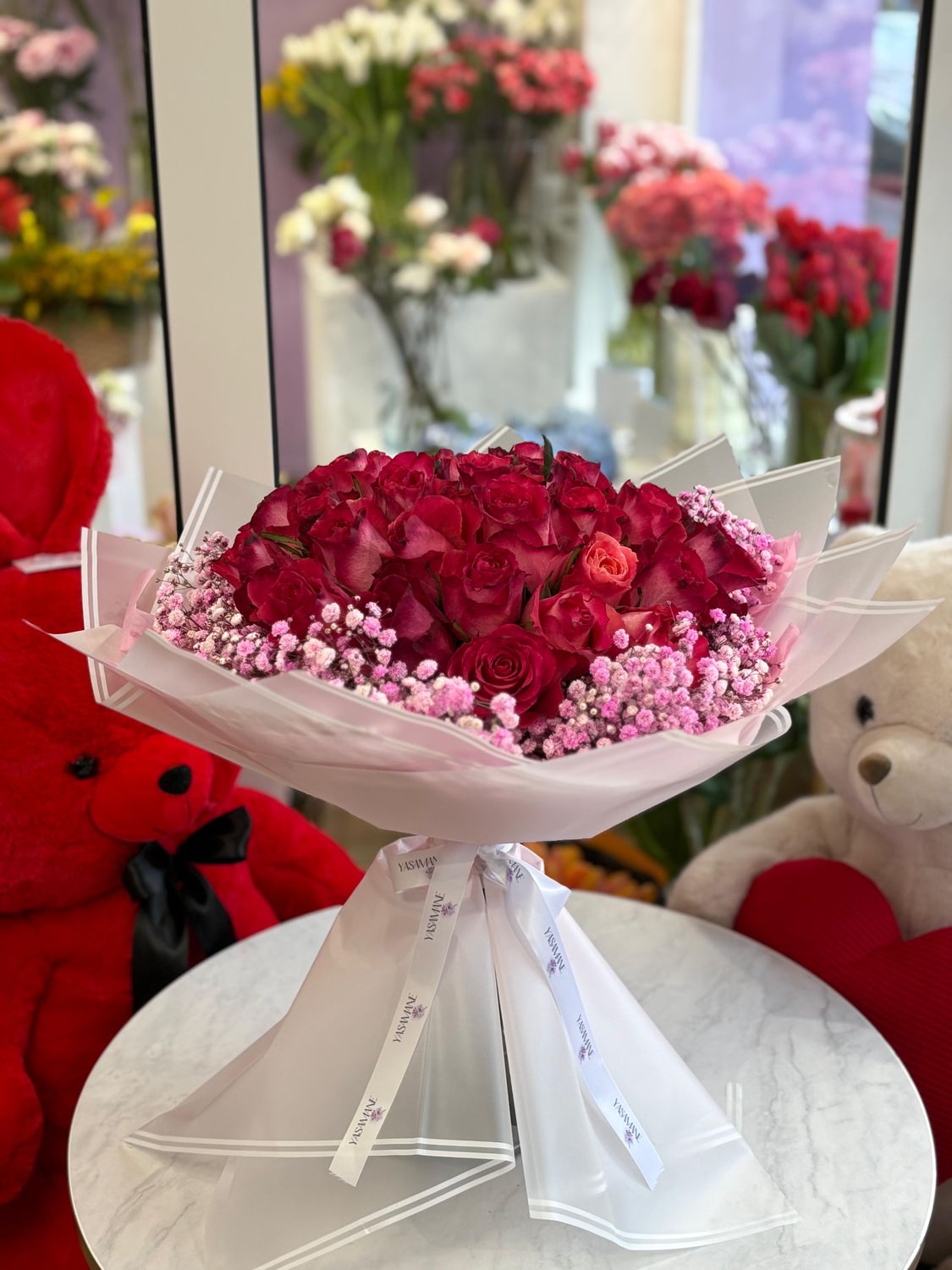 Bouquet — Dégradé Rose & Fuchsia