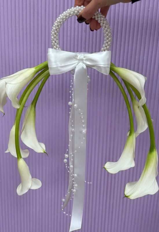 Bouquet de mariée — Élégance Perlée Bouquet de mariée — Élégance Perlée