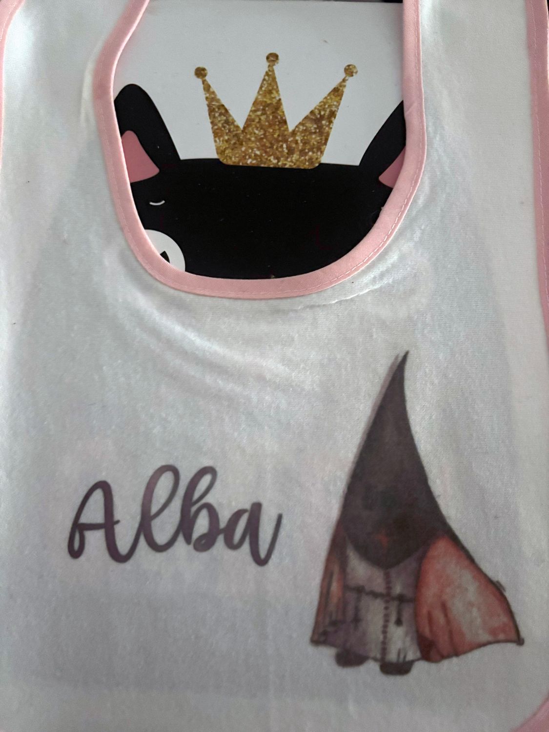 👶 Babero de Tela Cofrade Personalizado – Nazareno + Nombre